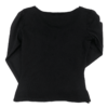 Mesh Top Vintage Czarny Falbanki (m)
